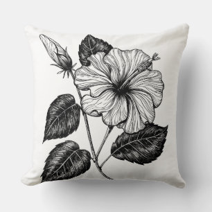 Hibiscus blomma II Kudde