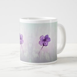 Hibiscus blomma jumbo mugg