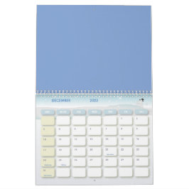 Hibiscus-blommor och löv kalender