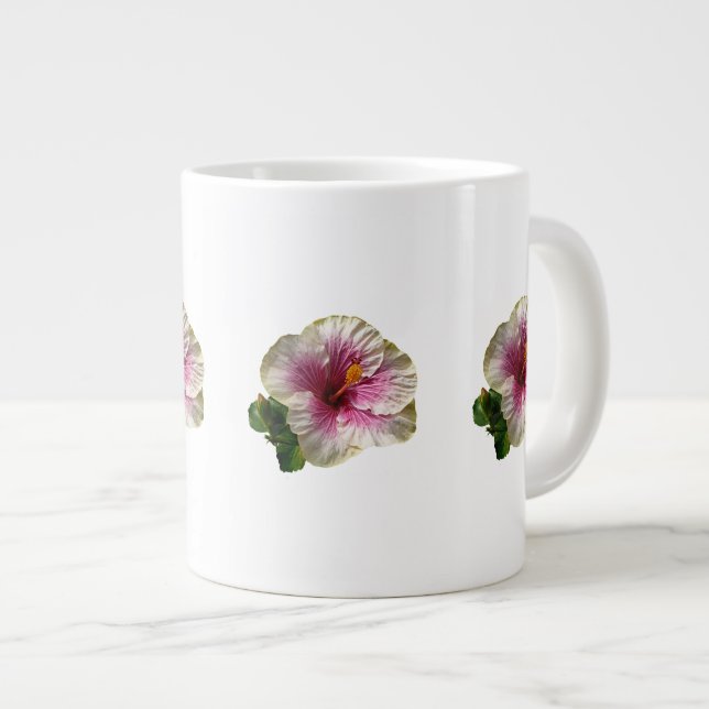 Hibiscus Candy Striper Jumbo Mugg (Framsida höger)