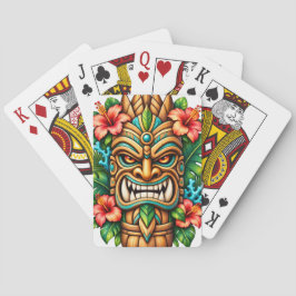 Hibiscus Crown Tiki Guardian Spelkort