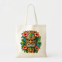 Hibiscus Crown Tiki Guardian Toteväska Tygkasse