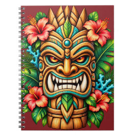 Hibiscus Crown Tiki Vakt Anteckningsbok