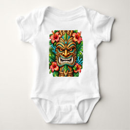 Hibiscus Crown Tiki Vakt T Shirt