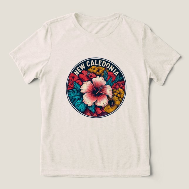 Hibiscus en Nouvelle-Calédonie T Shirt (Design Framsida)