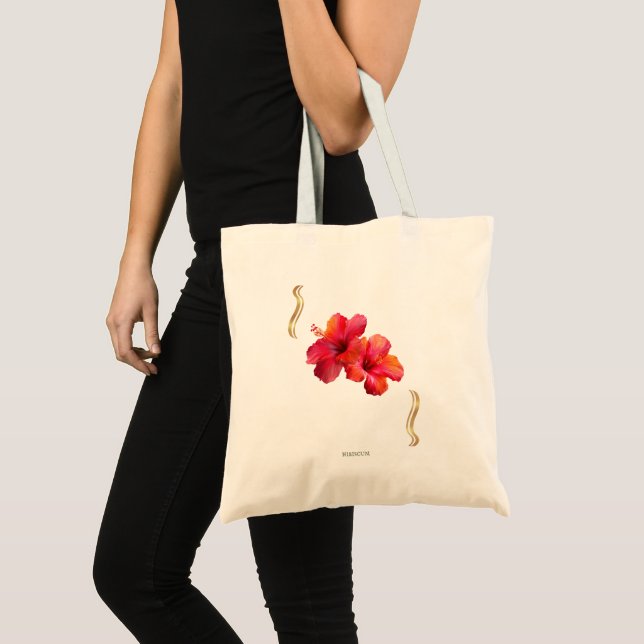 Hibiscus Floral Design – Tropical Tygkasse (Framsida (produkt))