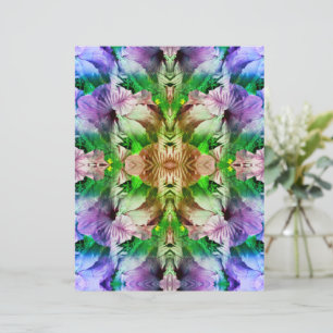 Hibiscus Flower Abstrakt Scrapbook Papper