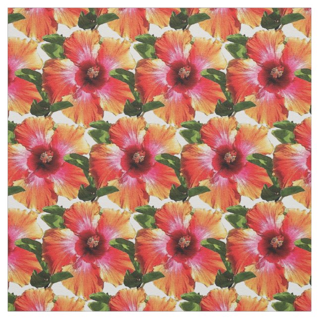 Hibiscus Flower HAMbyWG - Fabric Tyg (Provkarta)