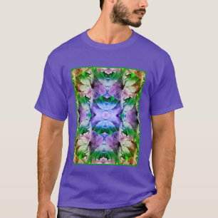 Hibiscus Flower Multiplied Abstrakt T Shirt