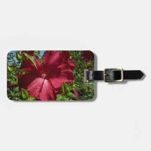 Hibiscus Flower och Blå himmel Bagagebricka