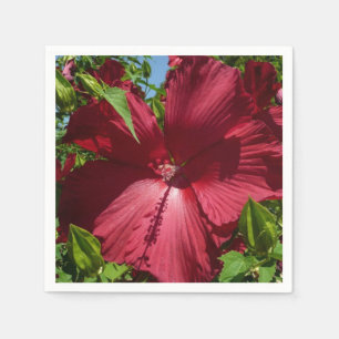 Hibiscus Flower och Blå himmel Pappersservett
