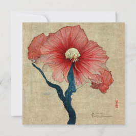 Hibiscus Flower Painting Inbjudningar