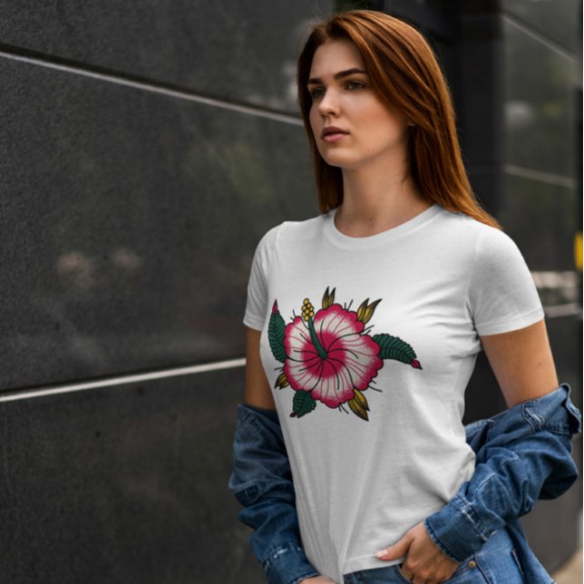 Hibiscus Flower T Shirt (Skapare uppladdad)