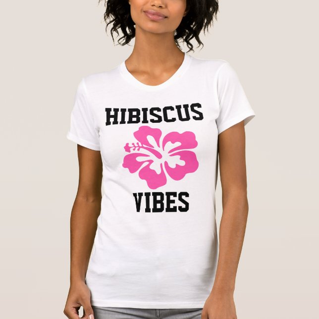 HIBISCUS FLOWER T-Shirts (Framsida)