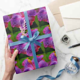 Hibiscus Flower Wrapping Papper Presentpapper
