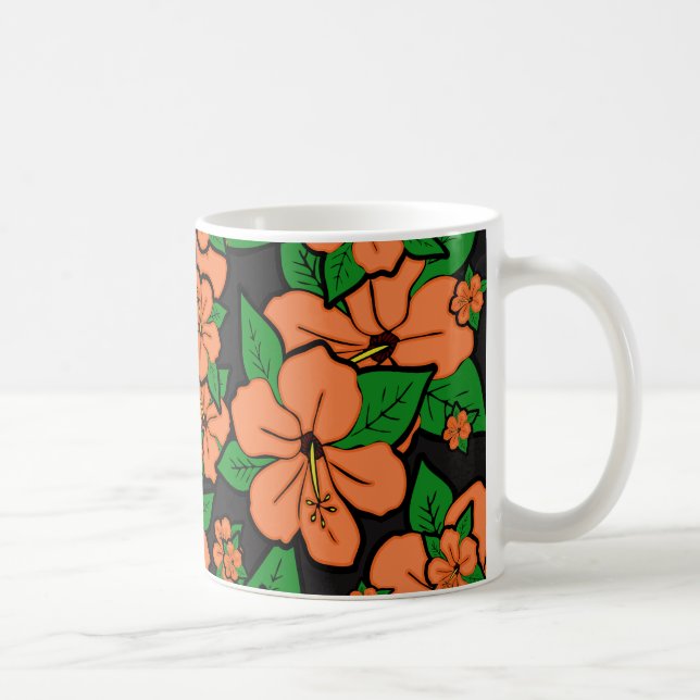 Hibiscus Flowers #5 Kaffemugg (Höger)