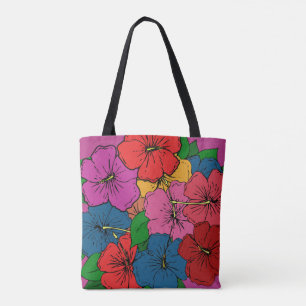 Hibiscus Flowers #5 Tygkasse