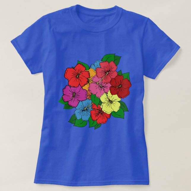 Hibiscus Flowers #6 T-shirt (Design framsida)