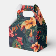 Hibiscus Flowers, ett tropiskt Blommönster