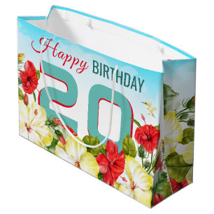 Hibiscus Hawaiian Tropical Personlig Birthday