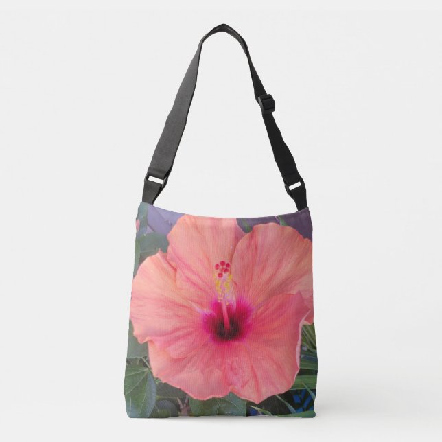 Hibiscus Hem Axelväska (Framsida)