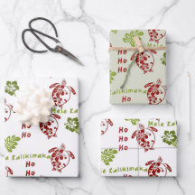 Hibiscus Honu Mele Kalikimaka presentpapper