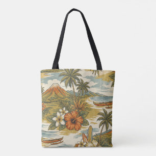 Hibiscus Island Hawaiian Scenic - God Bech Bag Tygkasse