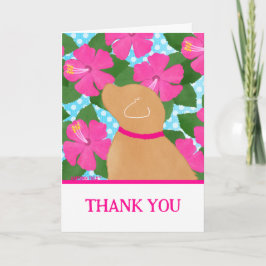 Hibiscus Island Yellow Dog Tack Kort