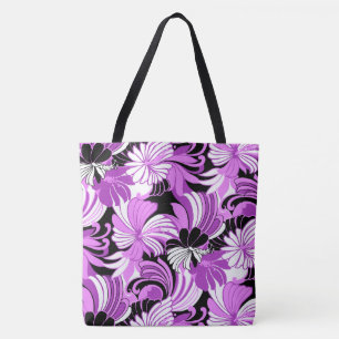 Hibiscus Jungle Hawaiian Tropical Blommigt Beach B Tygkasse