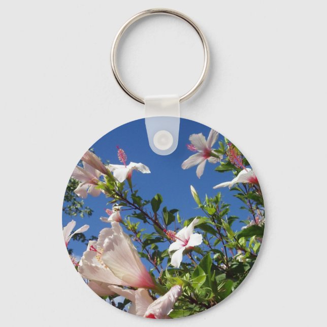 Hibiscus Keychain Nyckelring (Framsida)