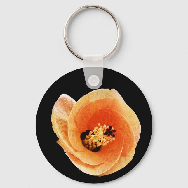 Hibiscus Keychain Nyckelring (Framsida)