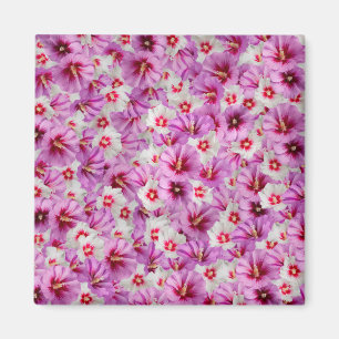 Hibiscus - Kinesiska Ro Flower Mönster Magnet