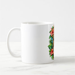 Hibiscus Krona Tiki Vakt Kaffemugg