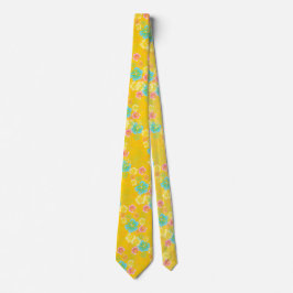 Hibiscus Leis / hawaiianskt halsband/ Tropiska blo Slips