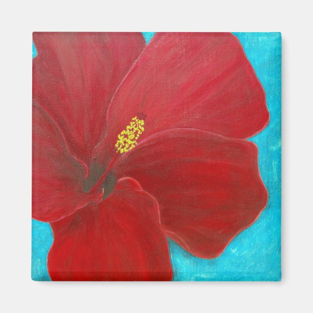 Hibiscus Magnet (Framsidan)