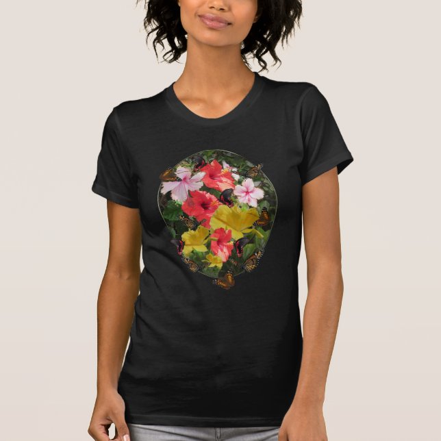 Hibiscus möte tee shirt (Framsida)