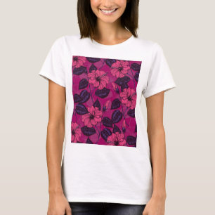 Hibiscus night t shirt