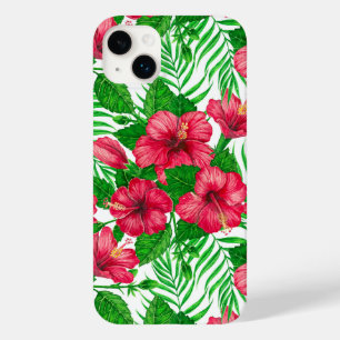 Hibiscus och handflatan löv