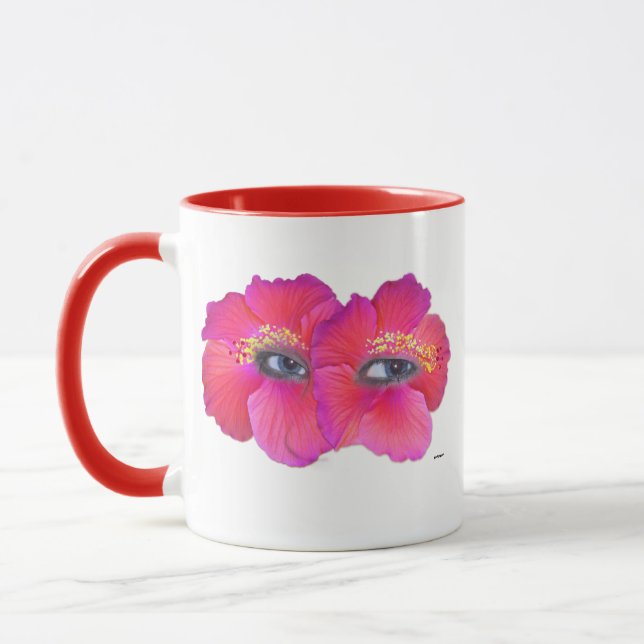 Hibiscus Öga - Rosa Mugg (Vänster)
