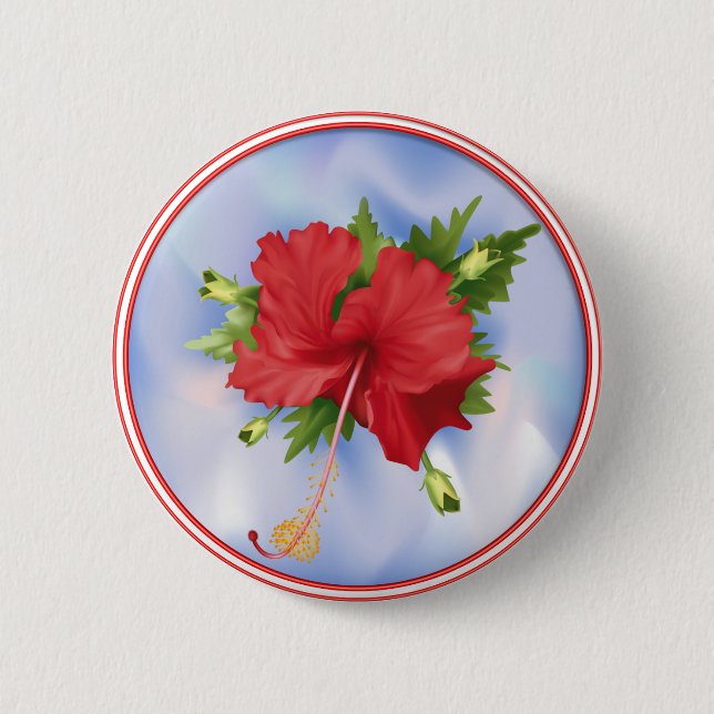 Hibiscus på is knapp (Framsida)