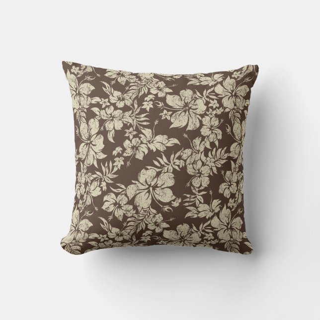 Hibiscus Pareau Hawaiian Decorative Pillows Kudde (Framsida)