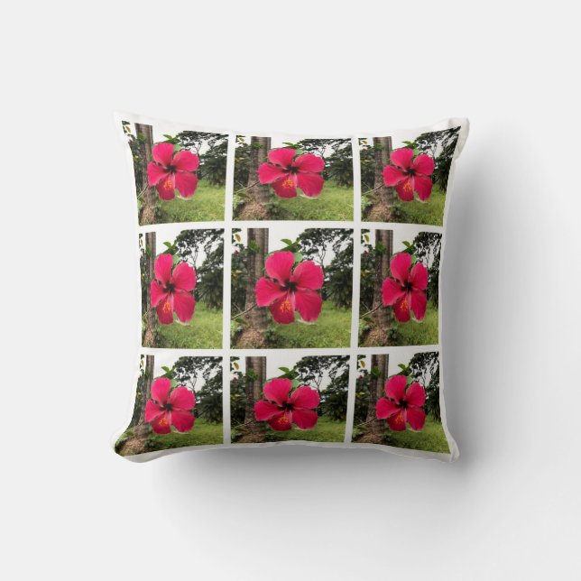 Hibiscus Pillow Kudde (Framsida)