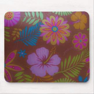 Hibiscus Retro Flower Design Mus Pad Musmatta