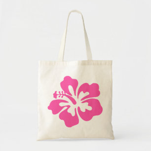 Hibiscus Rosa Tropiskt blomma Blommigt Bloom Tygkasse