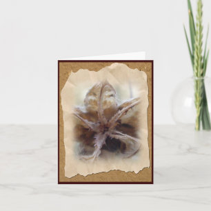 Hibiscus Seed Pod #1 Anteckningskort