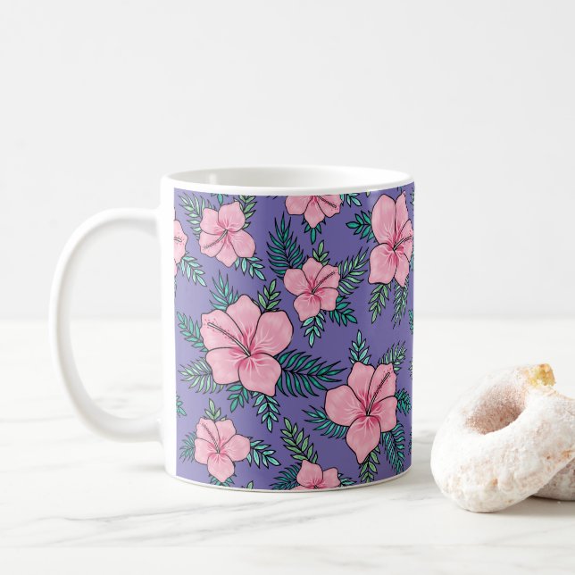 Hibiscus skönhet kaffemugg (Med munk)