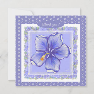Hibiscus & snöre BLUE