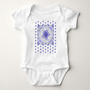 Hibiscus & snöre BLUE T Shirt