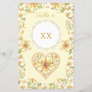 Hibiscus & snöre GULT