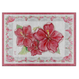 Hibiscus & snöre RED